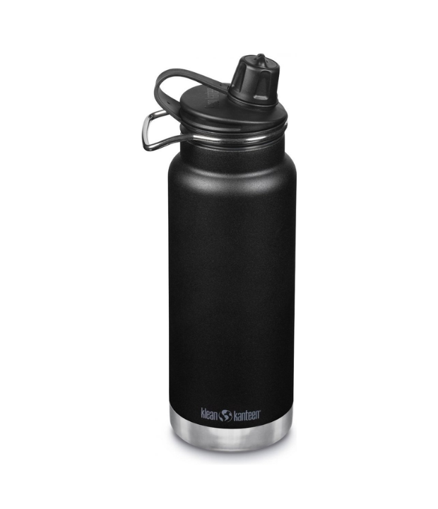 Duurzaam360 - Klean Kanteen - Isolatiefles TKWide 946ml:32oz met 'chugcap' - Shale black - Waterfles : drinkfles - Duurzaam leven