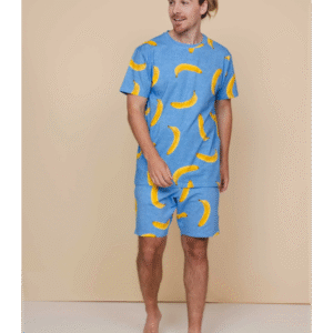 Duurzaam360- Combi-set - SNURK - Duurzame stijl - Vrolijke prints - Familie set - gezond slapen - verantwoorde kleding - heren set