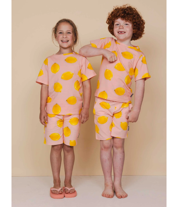 Duurzaam360 - SNURK combi set - Citroenen - verantwoorde kleding - Kinderset